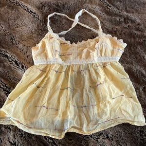 FREE PEOPLE NEW ROMANTICS OPEN BACK TOP